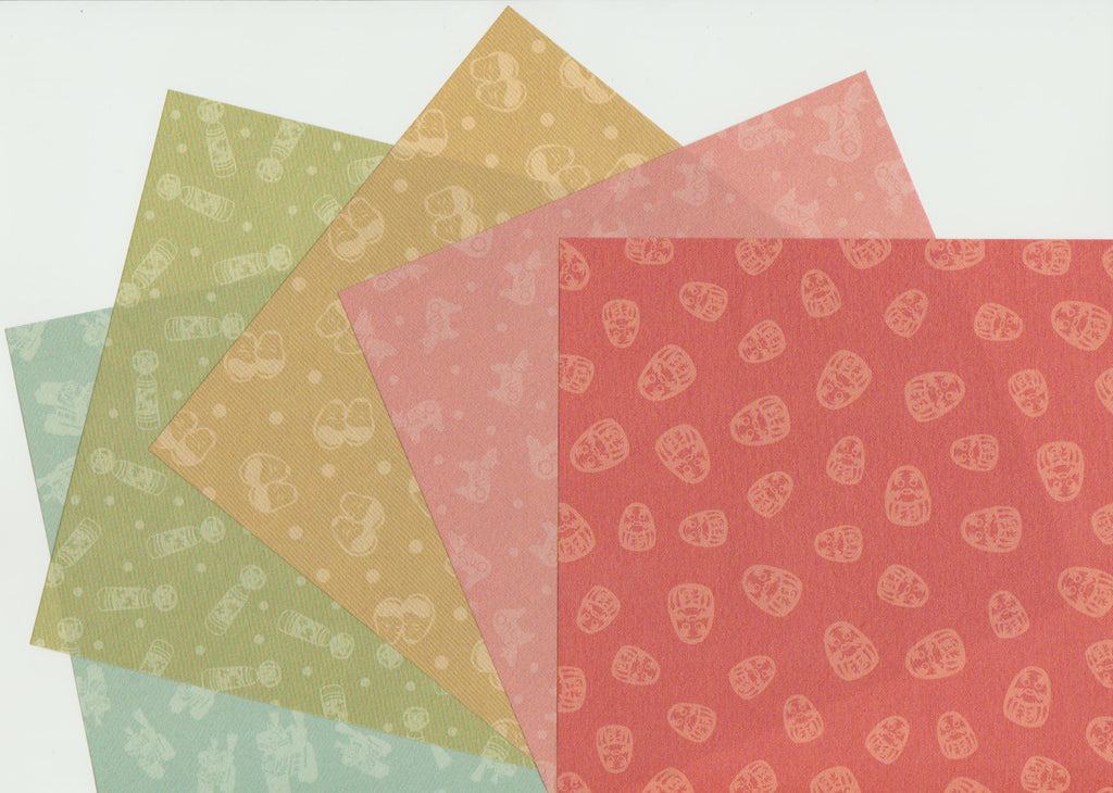 Better Fortune Origami Paper, 5 Japanese Colors 6 20 Sheets – Paper Jade