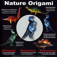 Nature Origami--Dinosaurs 6" 21 Sheets