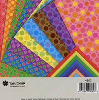 Double-sided Dots 6 10 patterns; color back; 20 sheets – Paper Jade