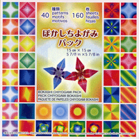 Economy Bokashi Chiyogami 6" 40 Patterns 160 Sheets