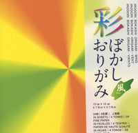 Iro Bokashi--Wind 6" 24 Sheets