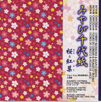 Miyabi-Blossoms and Maples 6" 40 Sheets