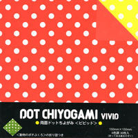 Double-Sided Dot Chiyo Vivid 6" 36 Sheets