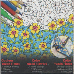 Color² Yuzen Flowers 6" 24 Sheets