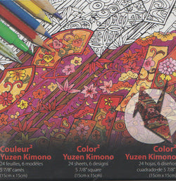 Color² Yuzen Kimono 6" 24 Sheets