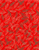 689C Yuzen Chiyogami--gold leaf patterns on red background