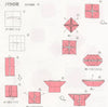 Kusudama Fantasy Rose Kit 6" 18 Sheets