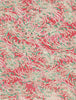 704-862C Yuzen Chiyogami-- feather-like white and green motif on red background.