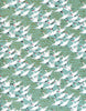 900-901C Yuzen Chiyogami--white cranes on celadon background with gold accents