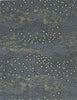 512-93C Yuzen Chiyogami-- Floral and leaf outlines in white and gold on a black background