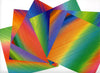 Diagonal Streak Rainbow 4.7" 24 Sheets