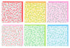 Double-Sided Color Flora 6" 32 Sheets