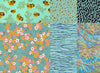 Chiyogami Assortment--Turquoise Too 15cm 36 Sheets